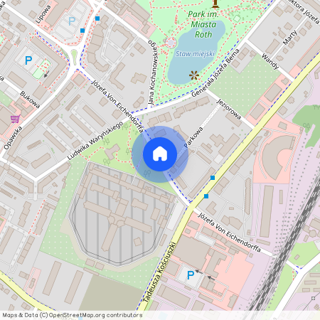 ul. Józefa von Eichendorffa, Racibórz, raciborski, śląskie