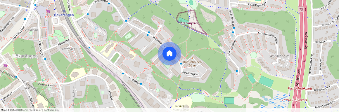 Russinvägen 64, Hökarängen