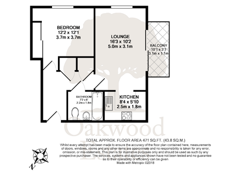 1 bed flat to rent in Wooldridge Close, Feltham, TW14 - Photo 3