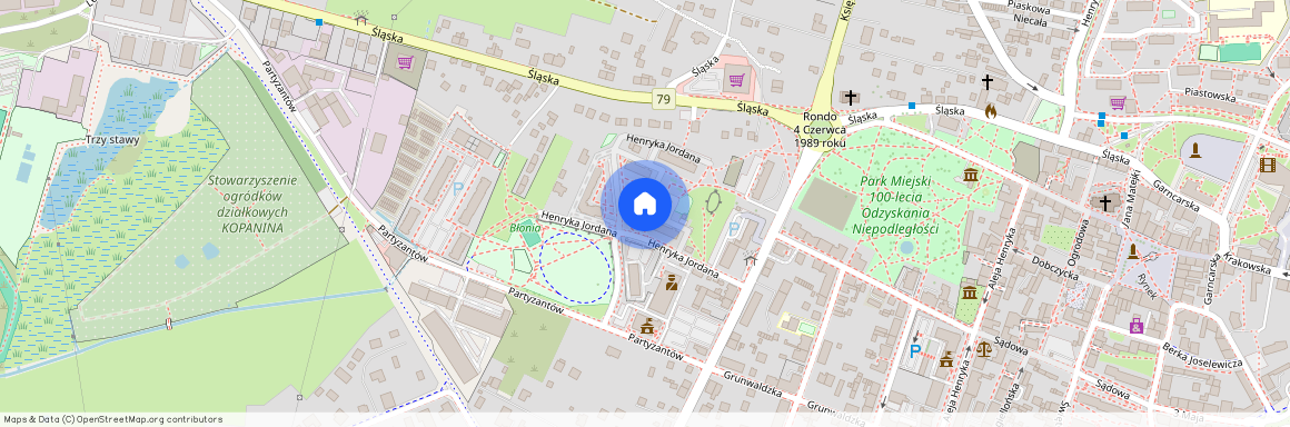 ul. Henryka Jordana, Chrzanów, Chrzanów, chrzanowski, małopolskie