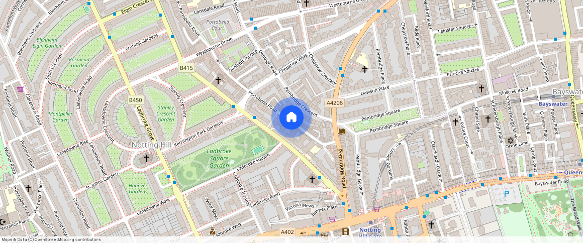 Portobello Road, Notting Hill, W11, London