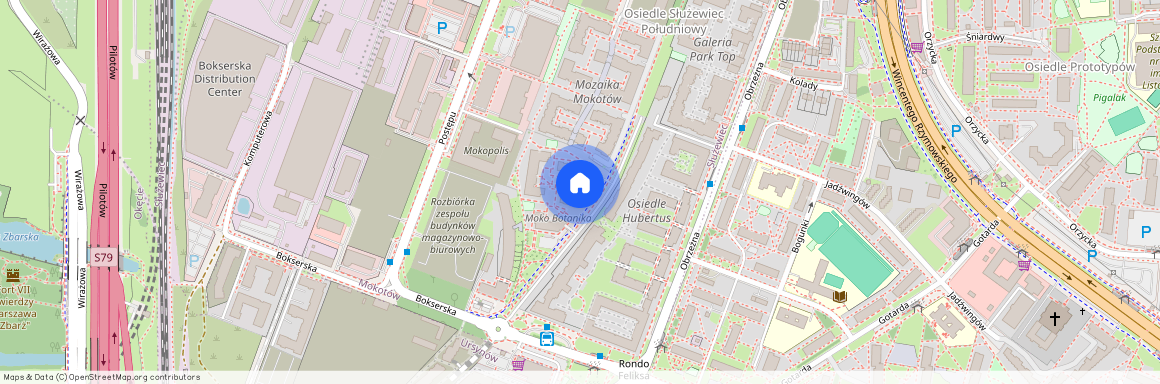 ul. Bokserska 54A, Służewiec, Mokotów, Warszawa, mazowieckie