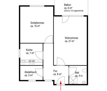 Ellenerbrok-Schevemoor / Mobiliert / Moderne 2-Zimmer-Wohnung - Photo 6