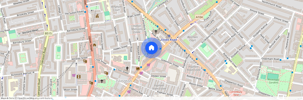 Asteys Row, Essex Road, N1, London