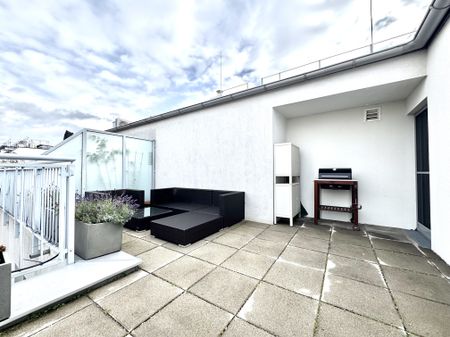 Exklusive City-Maisonette mit Panoramablick, Kamin & Abendsonne über der Stadt - Foto 2