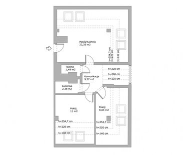 3 pokoje na poddaszu 85m² | metro | widok - Фото 3