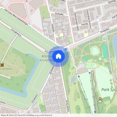 ul. Drawska, Szczęśliwice, Ochota, Warszawa, mazowieckie