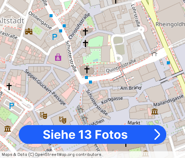 ALTSTADT - 4-Zimmer-Wohnung in Rheinnähe - Foto 1