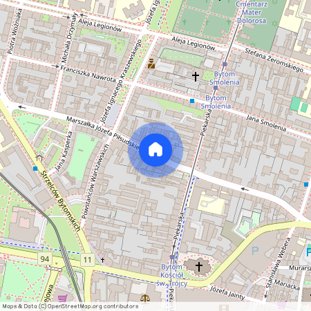 Centrum, Piłsudskiego, Bytom