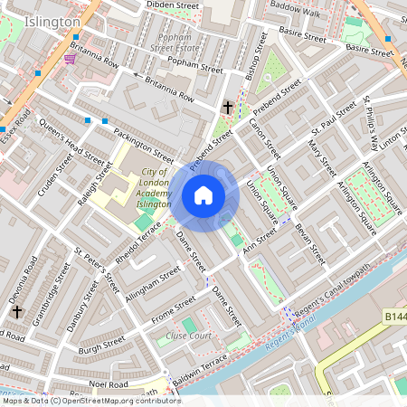 Packington Street, Islington, London, N1