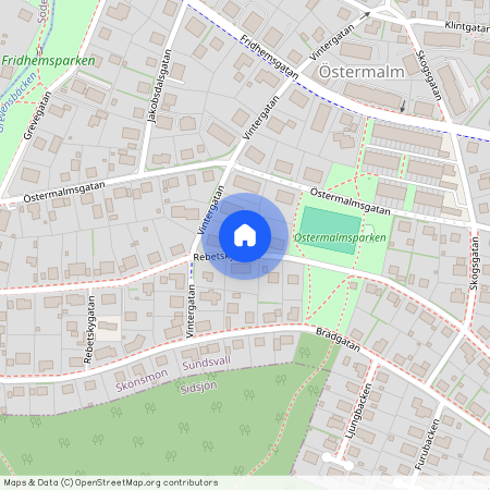 Rebetskygatan, Sundsvall