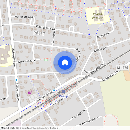 Glebers väg 11B, Påarp