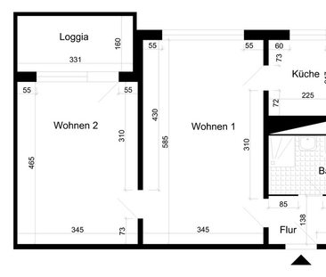 Gemütliche 2-Raumwohnung in Nähe zur Uniklinik - Photo 1