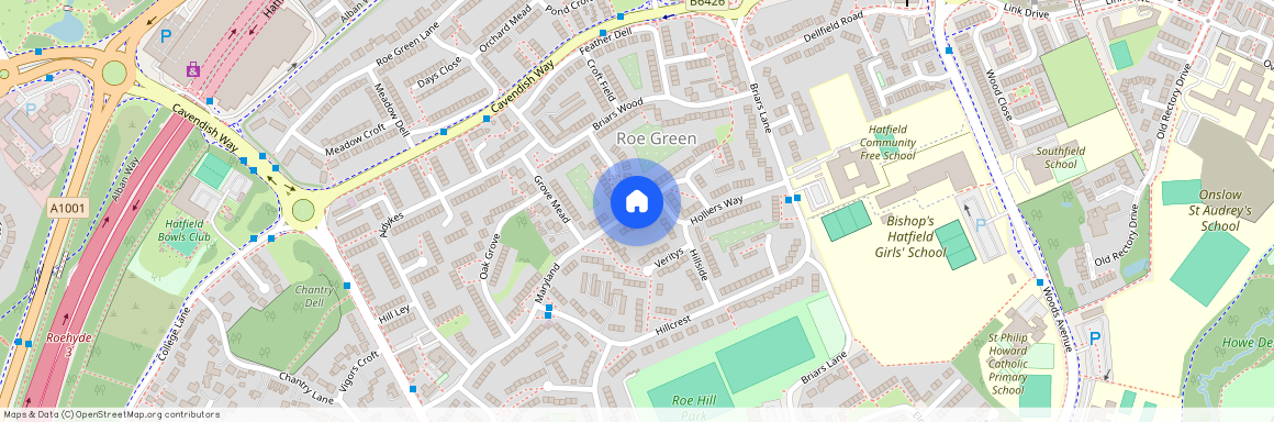 Maryland, Hatfield, AL10 8DU