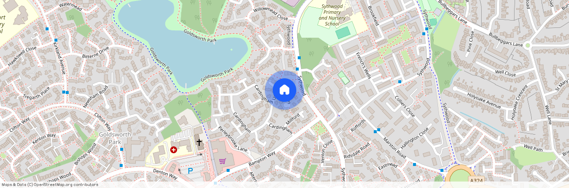 Goldsworth Park, Woking, Surrey, GU21