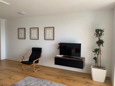 hochwertig vollmöblierte 2-Zimmer-Wohnung mit großzügigem Balkon und Blick auf die Pram - Photo 4