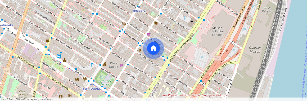 1227 Atateken, Ville-Marie, Ville-Marie, Ile de Montréal, H2L 3K9