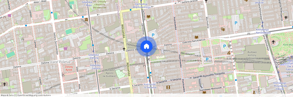 ul. Zachodnia, Centrum, Śródmieście, Łódź, łódzkie