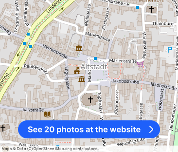 Kleine Singlewohnung mit Einbauküche am Naumburger Markt! - Photo 1