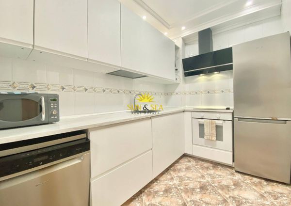 APARTMENT FOR RENT 100 METERS FROM THE BEACH IN TORREVIEJA - ALICANTE PROVINCE