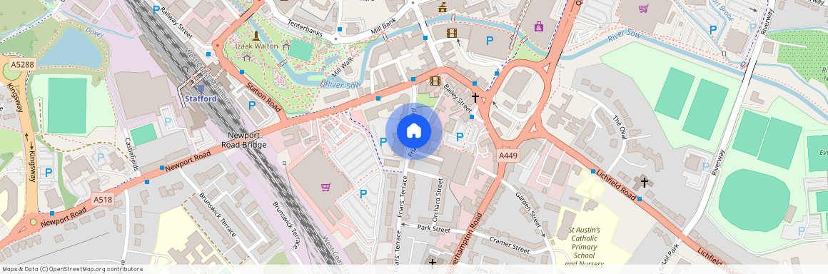 Friars Road, Stafford