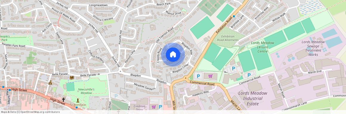 Creedy Road, Crediton, EX17