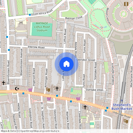 Loftus Road, Shepherds Bush, W12, London