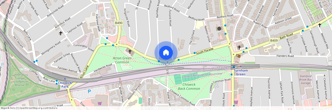 Esmond Gardens, South Parade, London