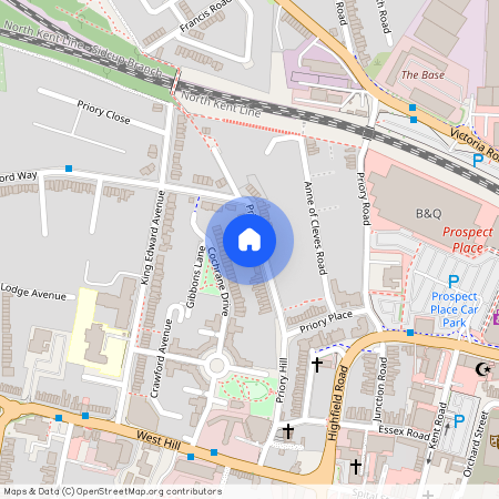 Priory Hill, Dartford, Kent, DA1