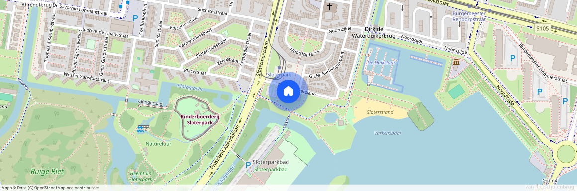 Th. J. Lammerslaan 55, Noordoever Sloterplas, 1064DH, Amsterdam