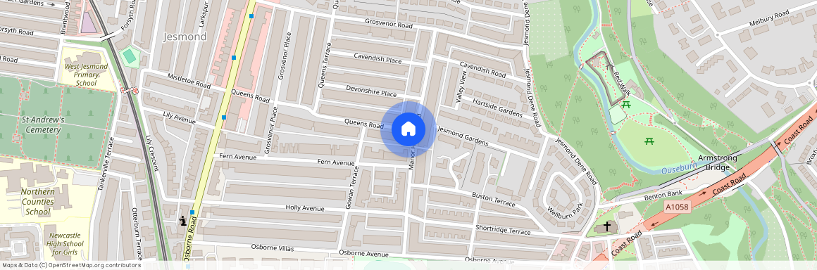 Flat C, 74-76, Queens Road, Jesmond, Newcastle Upon Tyne, NE2 2PR