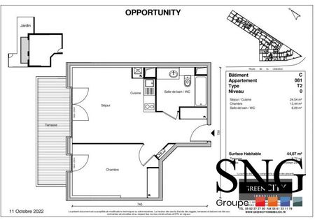 T2 NEUF AVEC TERRASSE ET JARDIN + PARKING - Photo 4