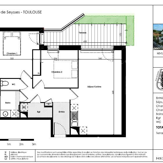 Appartement 3 pièces - Photo 2