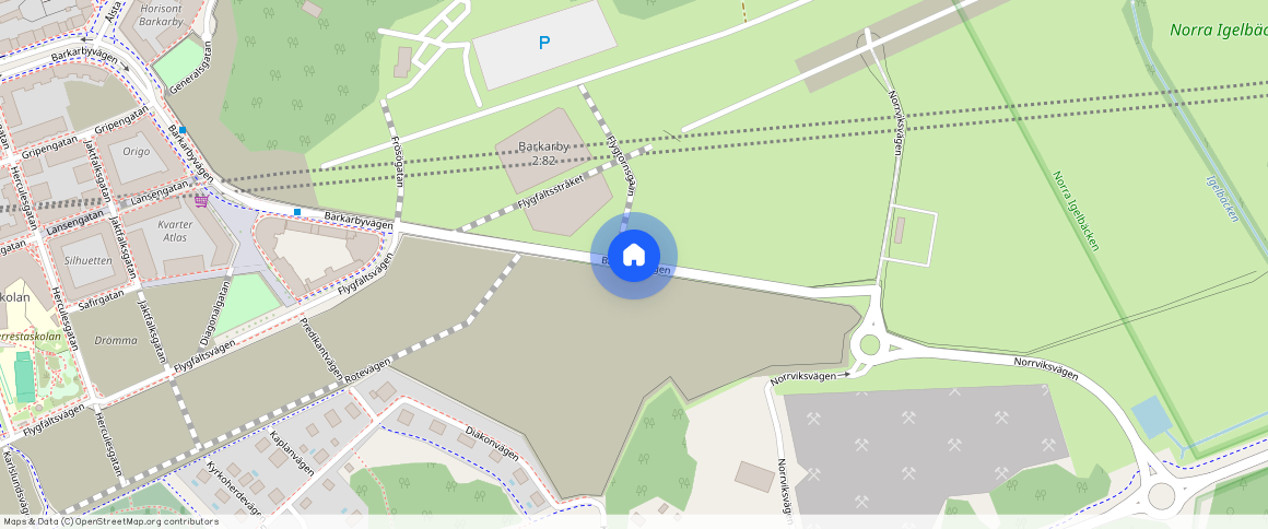 Barkarbyvägen, Järfälla