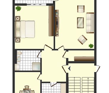 Perfekt für die kleine Familie – 3-Zimmer-Erdgeschosswohnung mit Balkon! - Foto 2