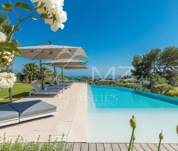 Antibes - Villa californienne avec vue mer - Photo 1