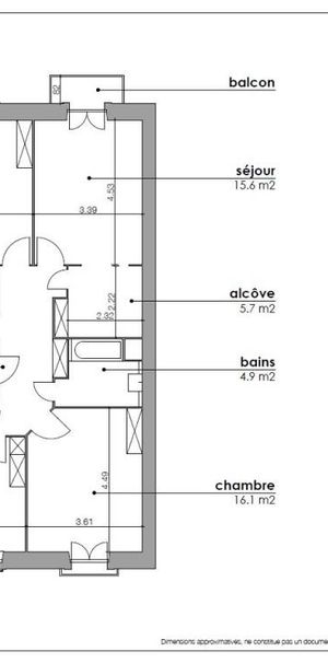Appartement de 4 pièces au 2ème étage d'environ 80m2 - Foto 2