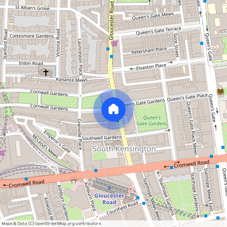 Cornwall Gardens, South Kensington, SW7, London