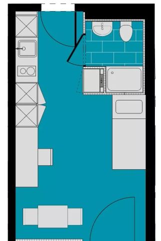 Studio dans résidence pour étudiants, proche de la Gare de Renens - Photo 5