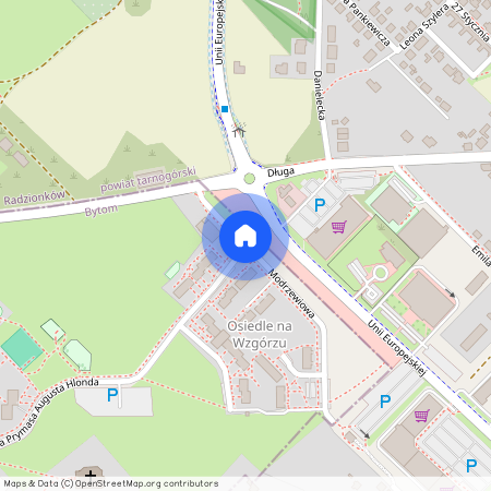 ul. Modrzewiowa, Osiedle Generała Jerzego Ziętka, Bytom, śląskie