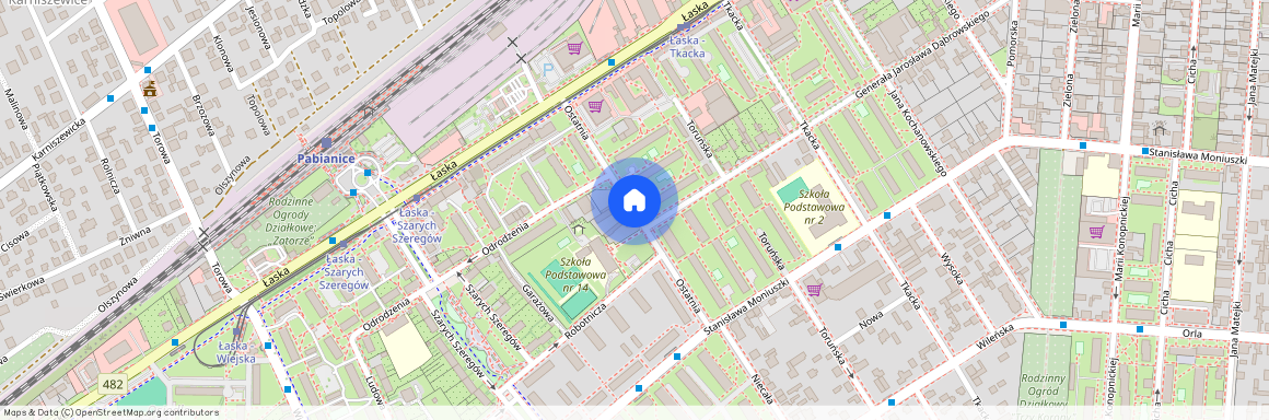 ul. Ostatnia, Pabianice, pabianicki, łódzkie