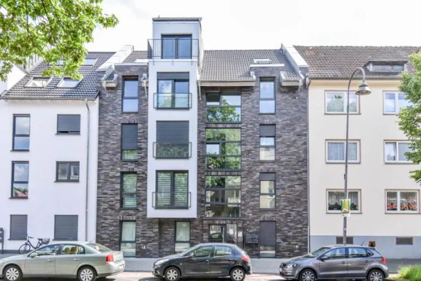 2 Zi.-Wohnung in Köln-Höhenberg * 56,47 m² Wohnfl. * Erdgeschoss barrierefrei * Duschbad * Südterrasse/Garten * Aufzug * Außenstellplatz * Fußbodenheizung - Photo 1