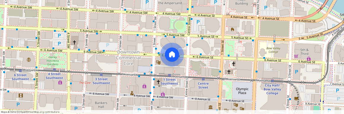 google map, Calgary, Calgary, Calgary Metropolitan, T2P 0P8