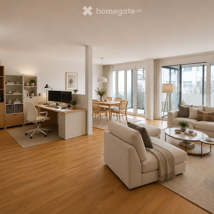 Wohntraum ralisiert: 3.5/4.5 Zimmer Wohnung mit Wintergarten - Foto 1