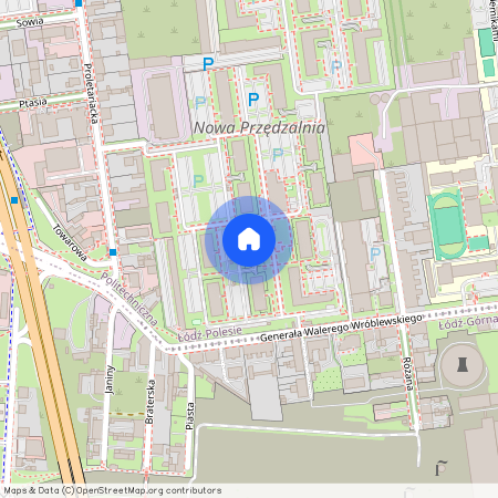 ul. Walerego Wróblewskiego, Politechniczna, Polesie, Łódź, łódzkie