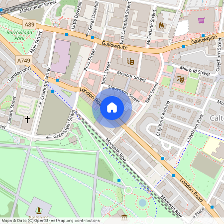 London Road, Flat 6, Gallowgate, Glasgow, G40 1PE