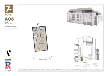 Studio - à louer - - Foto 3