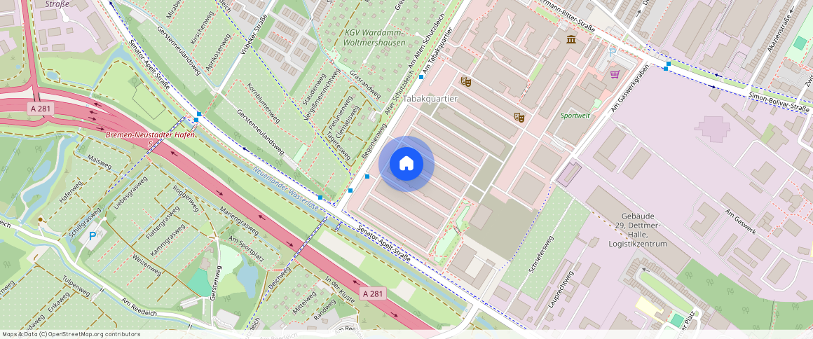 Am Tabakquartier **, 28197 Bremen