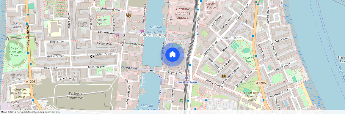 Baltimore Wharf, Canary Wharf, London, E14