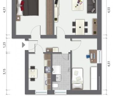 Musterwohnung +++ ALLES NEU FÜR SIE +++ Hochwertiges Bad mit Wanne ... - Foto 1